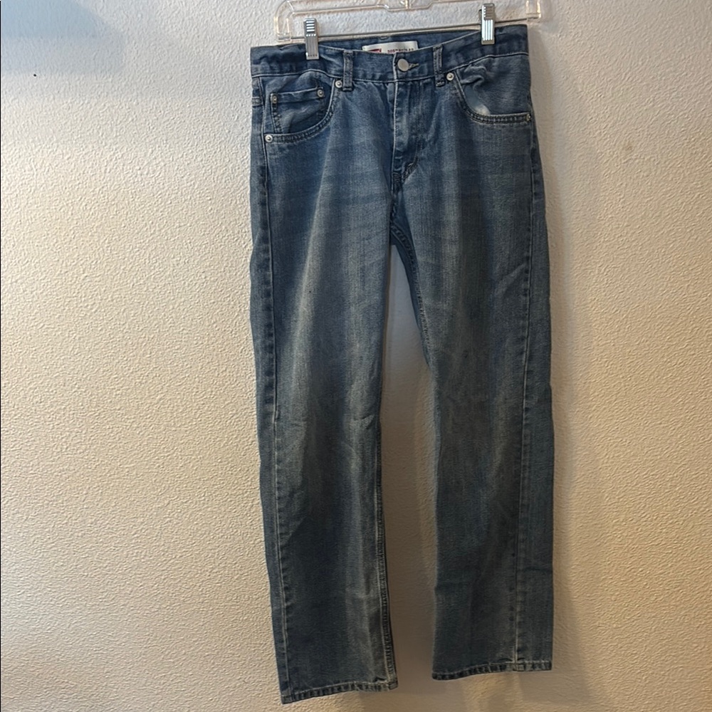 Levis 505 regular straight leg jeans size 18